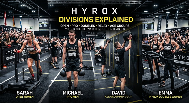 HYROX Divisions Explained - The Sports Utopia